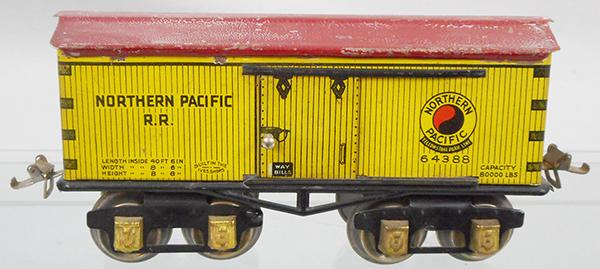 IVES 64 NORTHERN PACIFIC BOX CAR (1 of 2)