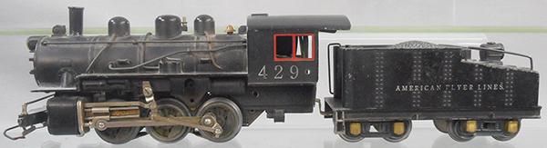 AMERICAN FLYER 429 SWITCHER LOCO & TENDER (1 of 2)