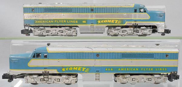 2 AMERICAN FLYER 466 COMET PA DIESELS (1 of 2)