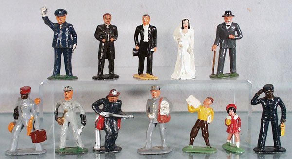 12 BARCLAY FIGURES: B166, B160, B159, B162, B164, B189, B188, B186, B169, B168, B173, B174, C5-8.