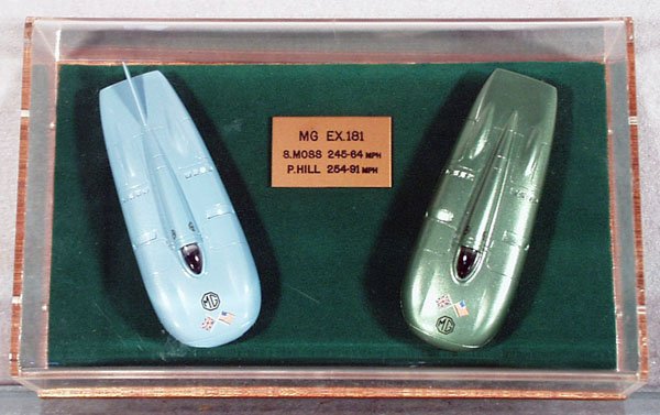 RAE MG EX181 MODELS: die cast, 4 1/2" long, sealed in display case, C10.