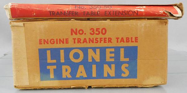 LIONEL 350 ENGINE TRANSFER TABLE (1 of 2)