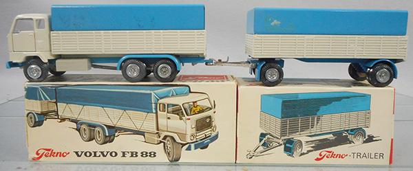 ミニカー TEKNO No.425 VOLVO FB 88 No.452 TRAILER Tekno 425, Volvo FB 88 Truck - Free Price Guide & Review