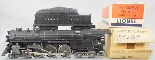 LIONEL 773 HUDSON LOCO & TENDER (1 of 2)