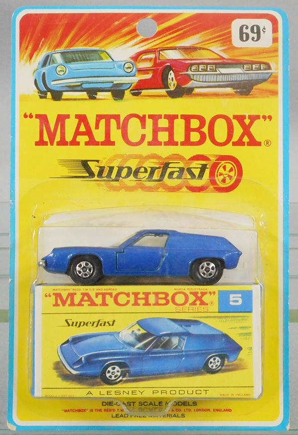 MATCHBOX SUPERFAST 5A1 LOTUS EUROPA BLISTER PACK (1 of 1)