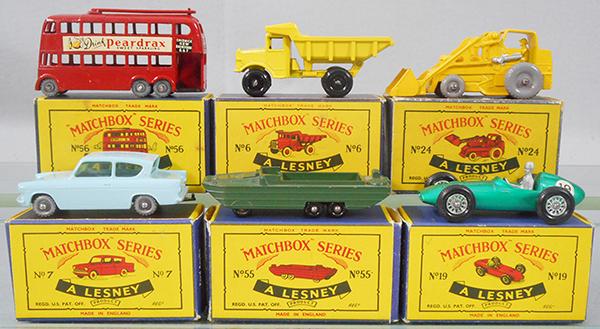 6 MATCHBOX LESNEY VEHICLES (1 of 1)