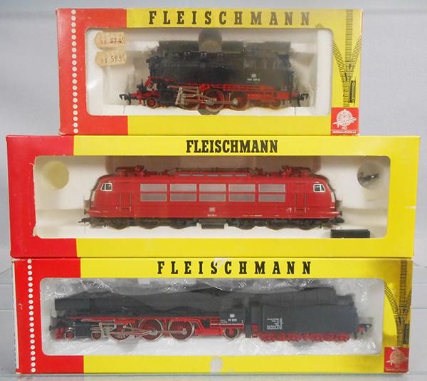 3 FLEISCHMANN GERMAN LOCOS (1 of 1)