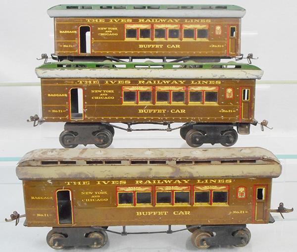 3 IVES PASSENGER COACHES (1 of 2)