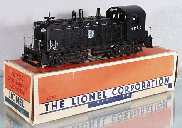 LIONEL 6220 SF NW2 SWITCHER: O ga, factory glue spot, orig box taped, C9.