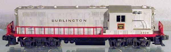 LIONEL 2328 BURLINGTON GP7: O ga, C6-7.