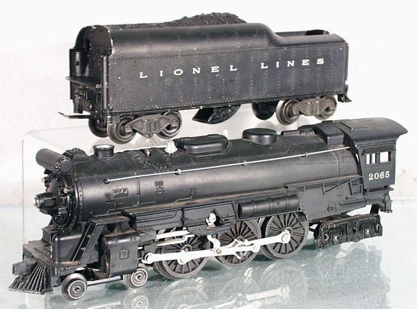 LIONEL 2065 LOCO & TENDER: O ga, 2065 loco, 2046W tender, C5-7.