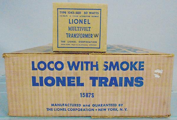 LIONEL 1587S GIRLS TRAIN SET BOX (1 of 2)