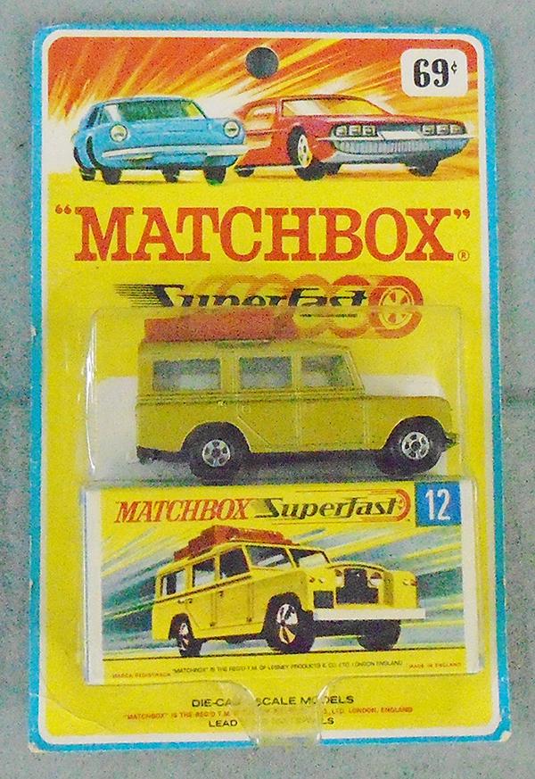 MATCHBOX SUPERFAST 12A2 LAND ROVER BLISTER PACK (1 of 1)