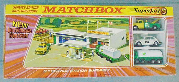 MATCHBOX SUPERFAST G-1 SERVICE STATION SUPER SET (1 of 1)