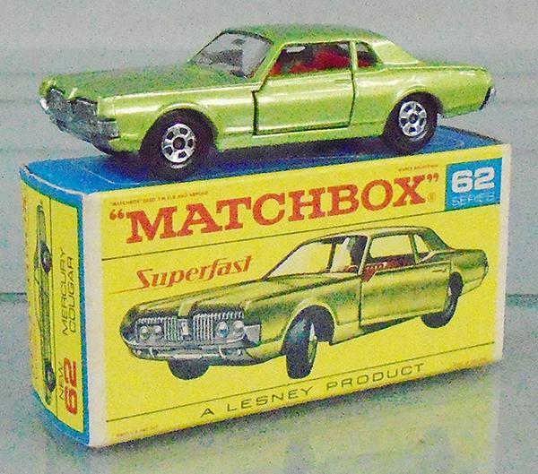 MATCHBOX SUPERFAST 62A1 MERCURY COUGAR (1 of 2)