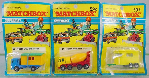 3 MATCHBOX SUPERFAST BLISTER PACKS (1 of 1)