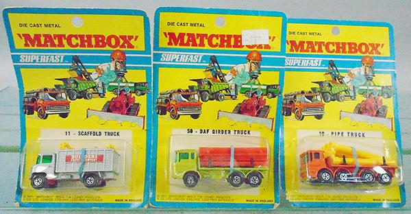 3 MATCHBOX SUPERFAST BLISTER PACKS (1 of 1)