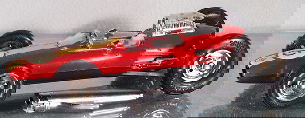 SCHUCO CONSUL LOTUS FORMULA 1 RACER: litho tin, w/die cast lighter, C8-9.