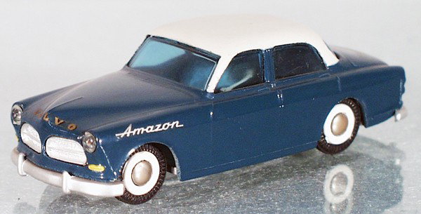 TEKNO 810 VOLVO AMAZON: die cast, blue & gray, C8.
