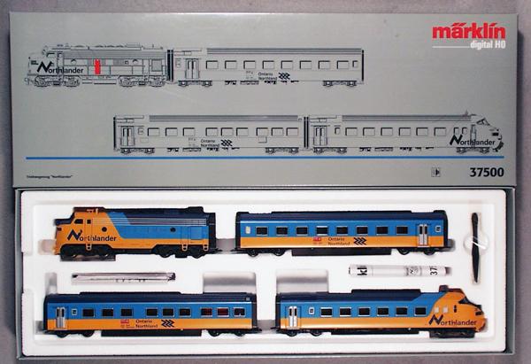 MARKLIN 37500 NORTHLANDER TRAIN SET: HO ga, orig box & insert, C9.