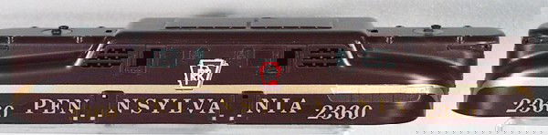 LIONEL 2360 PA GG1: O ga, unused tuscan shell, w/decal, C9.