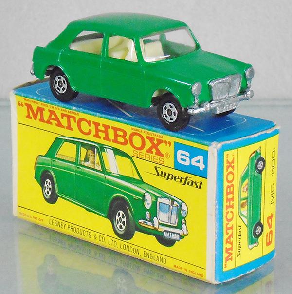 MATCHBOX SUPERFAST 64A1 MG: F box w/Superfast, orig box minor wear, C8-9.