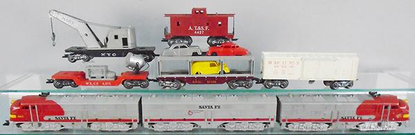 MARX 45866 SANTA FE TRAIN SET (1 of 3)
