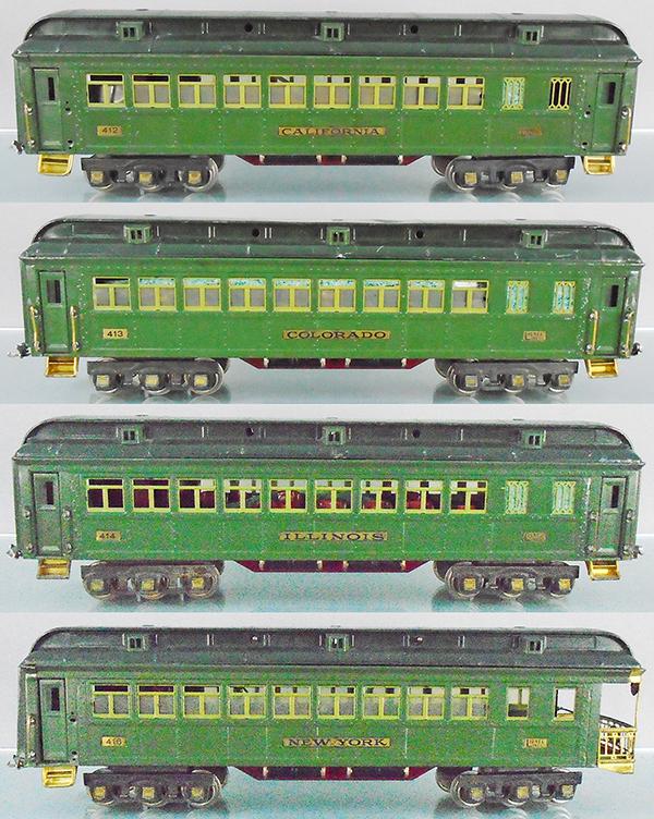 4 LIONEL STATE CARS (1 of 3)
