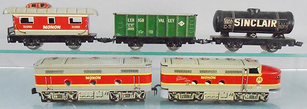 MARX 8622 MONON TRAIN SET (1 of 3)