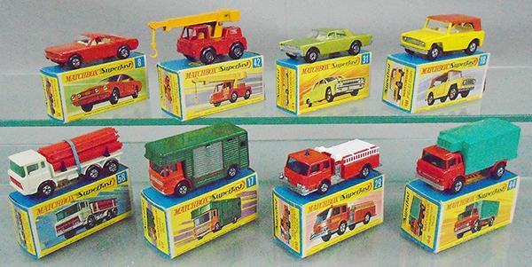 8 MATCHBOX SUPERFASTS (1 of 2)