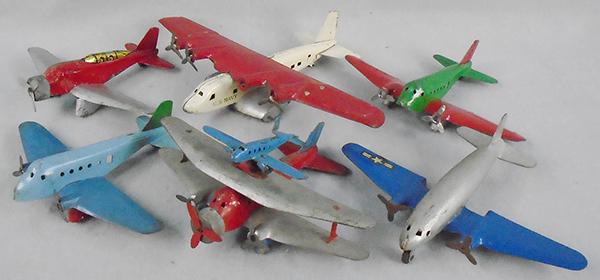 6 MARX AIRPLANES (1 of 2)