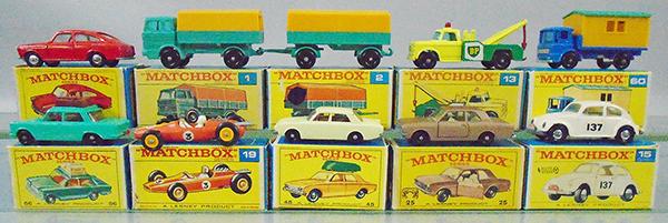 10 MATCHBOX VEHICLES (1 of 1)