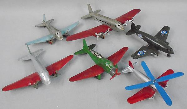 6 MARX AIRPLANES (1 of 2)