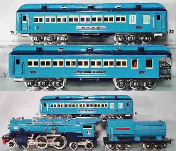mth blue comet train set