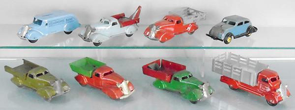 8 MARX 6 INCH VEHICLES (1 of 2)