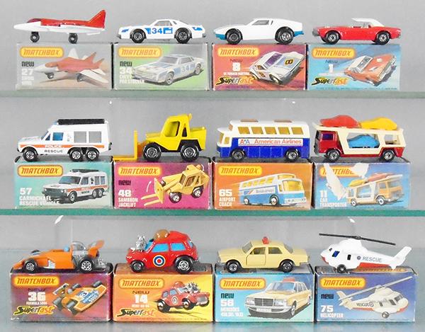 12 MATCHBOX SUPERFASTS (1 of 2)