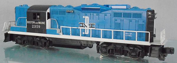 LIONEL 2359 B&M GP7: O ga, touch up spots on ventilator fans, C6-7.