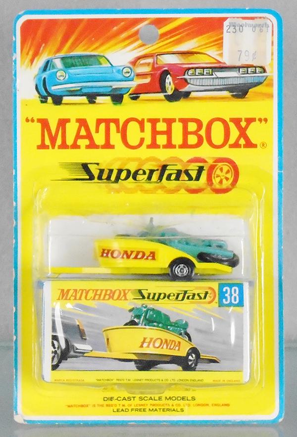 MATCHBOX SF 38A1 HONDA MOTORCYCLE BLISTER PACK (1 of 2)