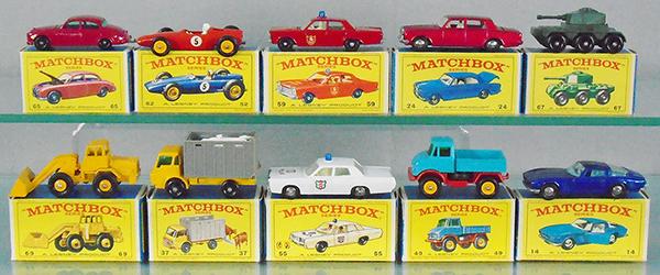 10 MATCHBOX VEHICLES (1 of 2)