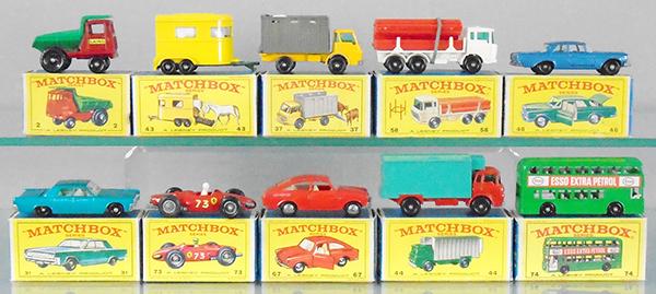10 MATCHBOX VEHICLES (1 of 2)
