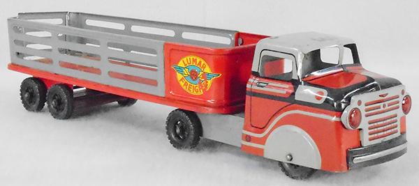 MARX HAULER & LOW SIDE STAKE TRAILER TRUCK (1 of 4)