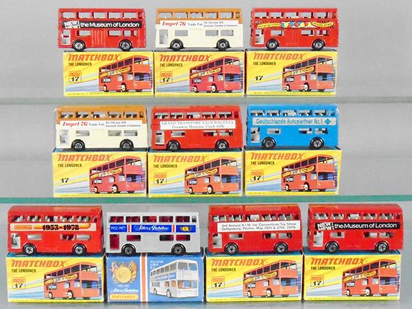 10 MATCHBOX SUPERFAST BUSES (1 of 2)