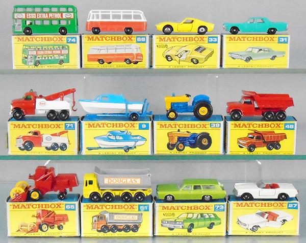 12 MATCHBOX VEHICLES (1 of 2)