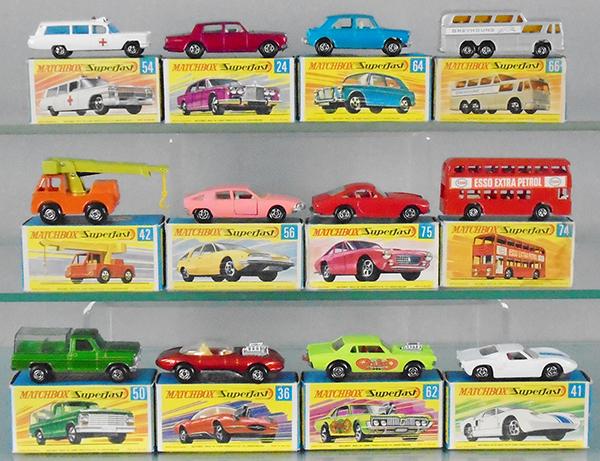 12 MATCHBOX SUPERFASTS (1 of 2)