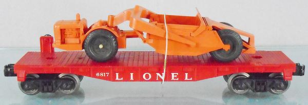 LIONEL 6817 FLAT W/SCRAPER (1 of 2)