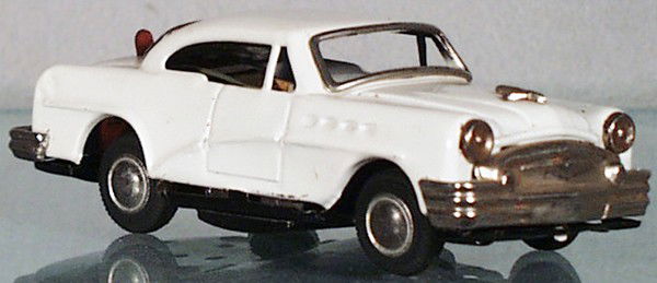 BUICK SEDAN: Japan, litho tin, black rubber tires, battery operated, battery box clean, untested, 6" long, C5.