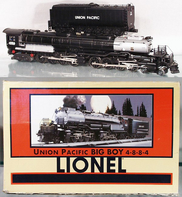 LIONEL 28029 UP BIG BOY LOCO & TENDER: O ga, w/Odyssey, sound & smoke, orig box & insert minor wear, C8-9.