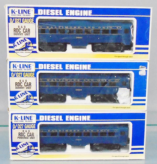 K-LINE B&O BUDD CAR SET (1 of 1)