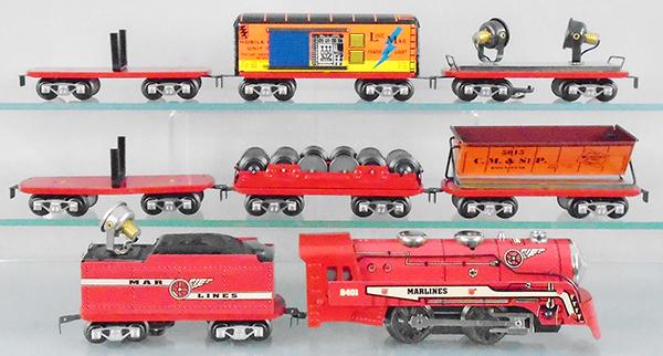 NEW MARX 10701 WORK TRAIN SET (1 of 3)