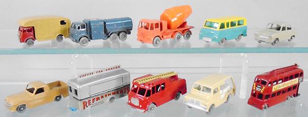 10 MATCHBOX VEHICLES: 35A2, 73A1, 26B2, 70A3, 30A2, 50A2, 74A6, 9C5, 29A2, 56A4, C7-9.
